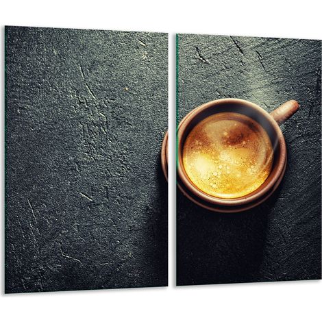 Tabla de cortar de vidrio 2x 30x52 café (1/5)
