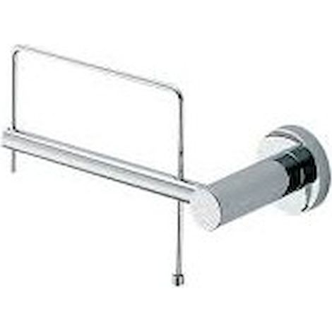 COLOMBO DESIGN Plus porta rotolo barra a sinistra cromato codice prod: W4908SCR (1/2)