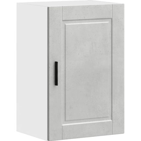 Mueble de pared de cocina Porto gran capacidad de almacenamiento 40 x 31 x 60 cm diseño moderno en madera de ingeniería gris hormigón 020050336 (1/5)