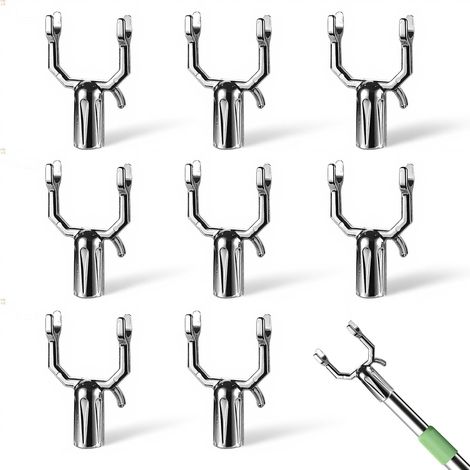 Lot de 8 Support de Branche Arbre Fruiter, Fourche Support Arbre Fruiter Aluminium Léger, Support Métal Arbre Fruiter Durable, Tuteur Arbre Fruiter pour Jardin, Vignoble et Verger (1/5)