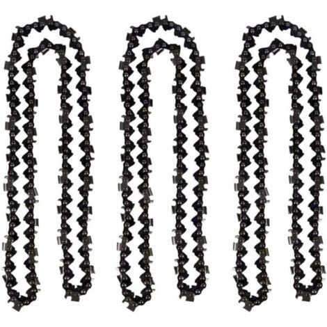 Lot de 3 Chaîne de tronçonneuse de 50 cm 0.325\ (1/4)