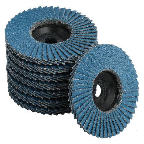 8 Pièces Disques à Lamelles, Disque à Lamelle Meuleuse, Disques Abrasifs à Lamelles pour Meuleuse d'Angle, Ø 76 mm x 10 mm, Grains 40/60/80/120,Disques de Ponçage pour Métal, Acier et Bois (1/5)