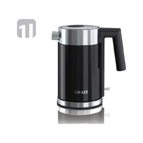 Graef WK 402 Elektrischer Wasserkocher schwarz 1 Liter