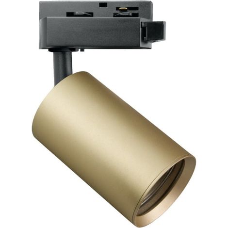 Faretto su binario monofase GU10 10W oro X-Line DPM (1/5)