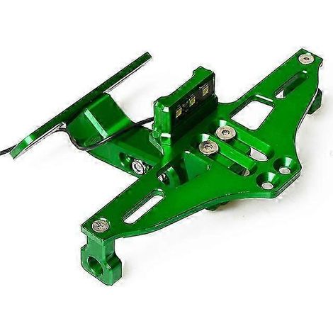 Support de plaque d'immatriculation arrière pour moto CBR 600 RR FZ16 S1000F Tmax 560 CRF300L (vert) (1/5)