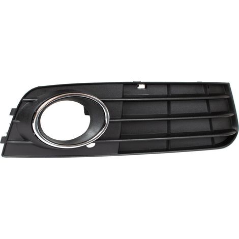 Audi A4 B8 07-11 MIT HALOGENSCHEINWERFERN Kühlergrill im Stoßfänger 3-Träger Chromrahmen rechts (1/2)