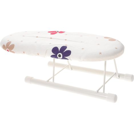 table à repasser pliable en acier avec rembourrage en coton