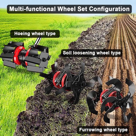 Accessoire de coupe-herbe multifonction pour tondeuse à gazon, avec lames interchangeables, pour un jardinage et une agriculture efficaces (1/5)