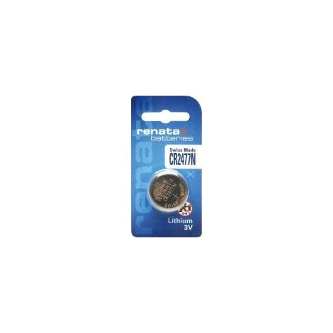 Pile bouton renata CR2477N lithium 3 volts 950 mAh