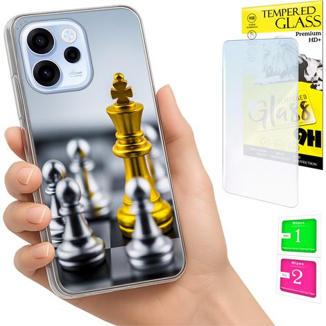 Schutzhülle für Oppo Reno 15F / 15F FS: Fotoschutzhülle, Rückseite + 9H-Glas (1/5)