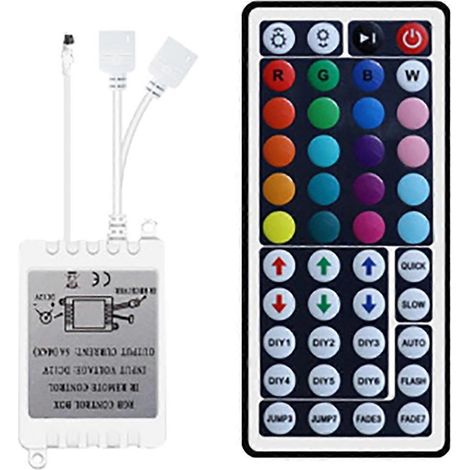 LED Strip RGB Control Box with Remote 44Keys RGB Control Box-- (1/5)