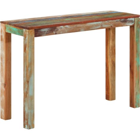 Table console 110x35x76 cm Bois de récupération massif 2 (1/5)