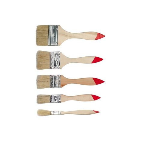 Pinceaux, lot de 5, 1,25 à 6,35 cm (0,5 à 2,5 pouces), référence 09950 Vorel