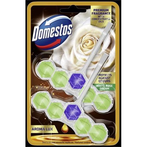 Compresse per pulizia Domestos power 5 aroma lux 2 pezzi