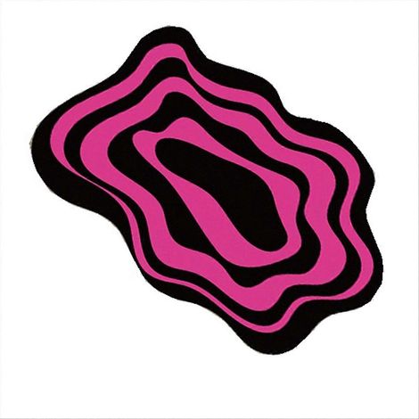 Tapis de bain antidérapant arc-en-ciel dopamine, cercle absorbant, antidérapant salle de bain, doux et rapide à sécher, motif coloré, idéal pour sol humide (1/5)