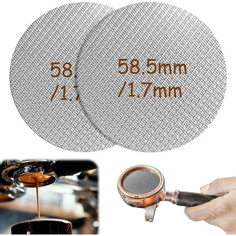 2 Stück 58,5 mm Espressosieb – 1,7 mm Kaffeefilter, 150 μm, Reusa (1/4)