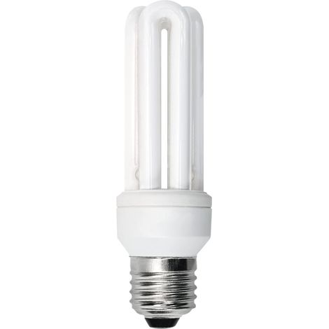 Générique Ampoule Led - Ampoule Basse Consommation - Ampoule à Culot - Ampoule Flamme - Equivalent ampoule halogene - Ampoule Spirale Torsade Led 3U T3 E27 9W 6500K 600047 (1/3)