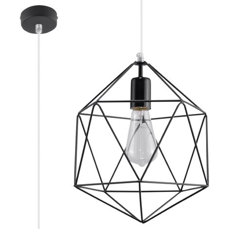 Black GASPARE pendant lamp (1/5)
