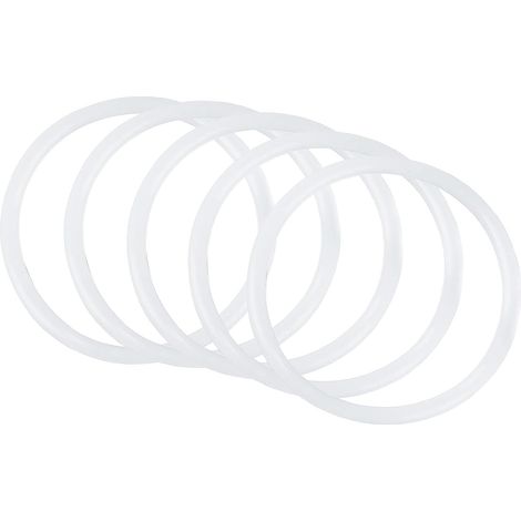 60 x 52 x 4 mm Silicone O-Rings 5 Pieces [White] (1/5)