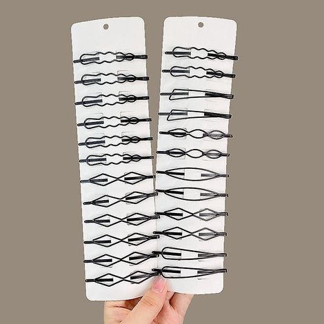 24 Pices Pinces Cheveux En Mtal Gomtrique Barrettes Cheveux Dlicates Minimalistes Accessoires De Cheveux En Mtal Pour Femmes Accessoires De Chap (1/5)