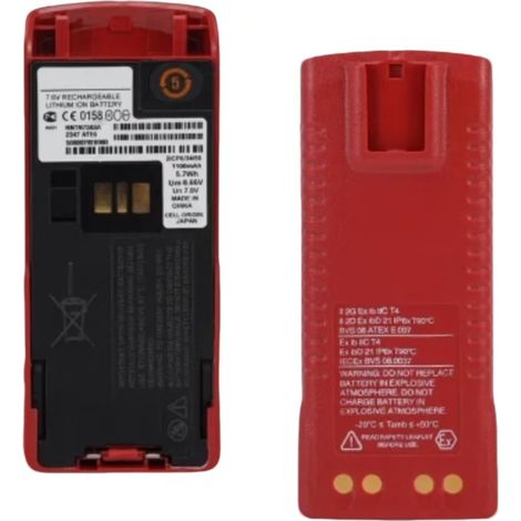 Kompatibel mit den Akkus Motorola NTN7383, NTN7383A, MTP810Ex und MTP850Ex. (1/5)