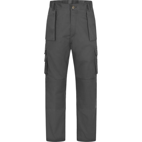 Super Pro Arbeitshose Grau 52 330 g/m² 65 % Polyester normal geschnitten (1/2)