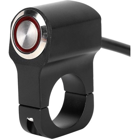 Interrupteur de phare de guidon étanche en acier inoxydable pour motos, 25 mm (1/5)