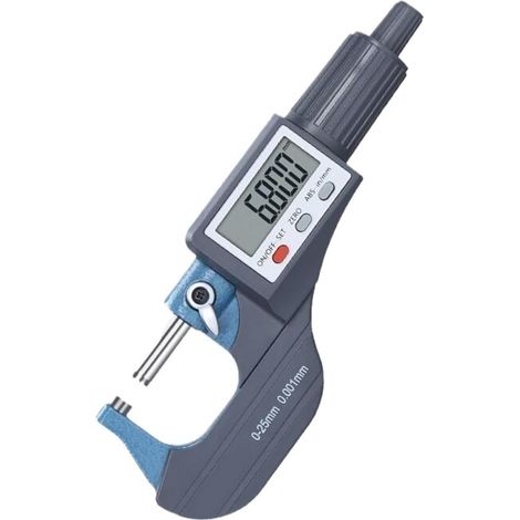 Micromètre extérieur numérique 0-25/25-50/50-75/100MM, Instruments de Mesure électroniques, Outils étriers en Spirale de Haute précision(25-50mm) (1/5)