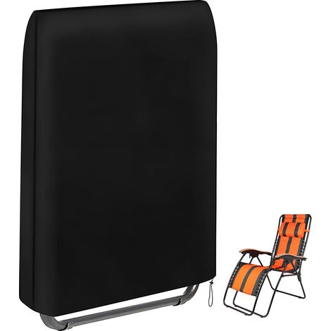 Copertura per mobili da giardino, impermeabile e antivento, telo Oxford 600D resistente ai raggi UV per lettino prendisole pieghevole, telo protettivo resistente per lettino prendisole e sedia a sdrai