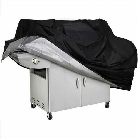 Grillabdeckung, Schutzplane, wasserdichte Abdeckung, Höhe 125 cm (1/5)