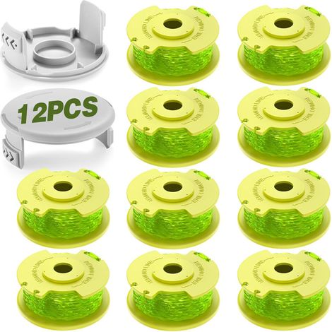 Kit d'accessoires pour tondeuse RYOBI R10+2 : tête de coupe AC80RL3/AC14HCA, fil de coupe (1/5)