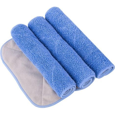 MR.SIGA Chiffons de Rechange Professionnels réutilisable en Microfibre, Lot de 3, Dimension: 42cm x 23cm (1/5)
