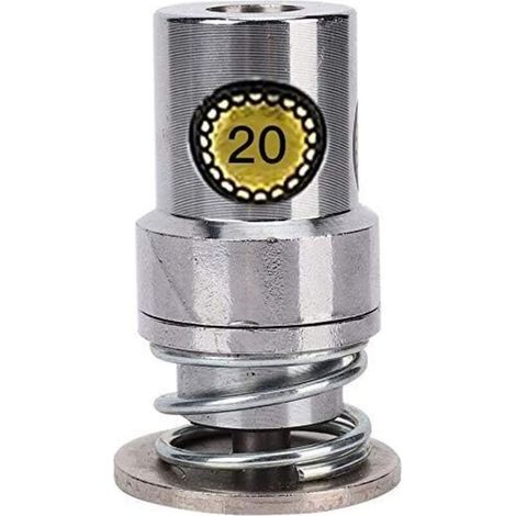 Strumento per bottoni rotondi con pressa manuale per rivestire bottoni in tessuto – accessorio da cucito semplice, preciso e versatile - Crezuo