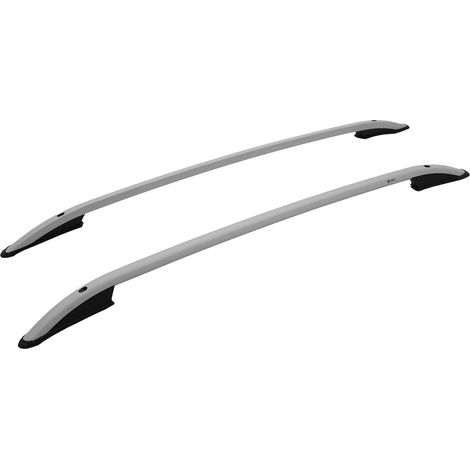 TURTLE kompatibel mit Volkswagen Tiguan (5N) 2007-2016 Dachreling Crown Grau (1/5)