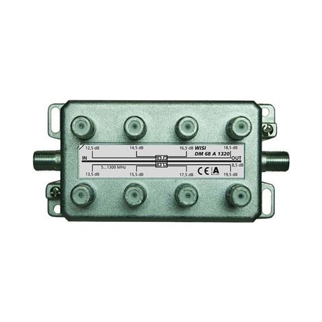 Splitter satellite wisi dm68a1320 8 uscite bassa perdita