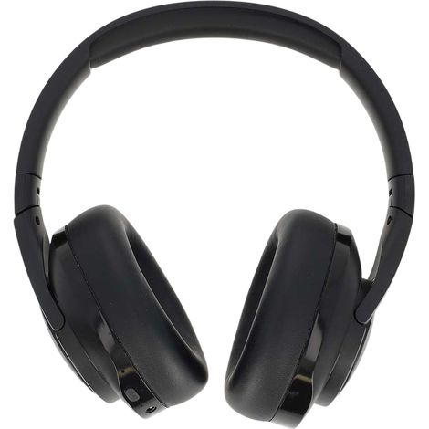 Auriculares inalámbricos supraaurales Duración máxima de la batería: 28 horas Micrófono integrado Control por pulsación Híbrido (ENC + ANC) Control por voz Control de volumen Negro (1/5)