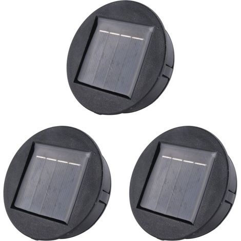 Lot de 3 cellules de batterie rondes de remplacement pour éclairage LED solaire Smart Garden avec chargeur Poly Li-Ion (1/4)