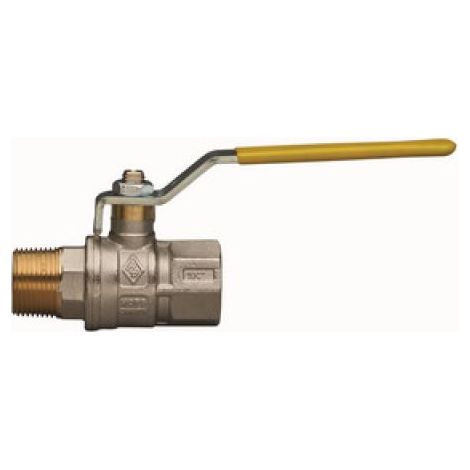 VALVOLA A SFERA PER GAS A PASSAGGIO TOTALE FIL. MF CON LEVA IN ACCIAIO 1&quot1/2 DN 40