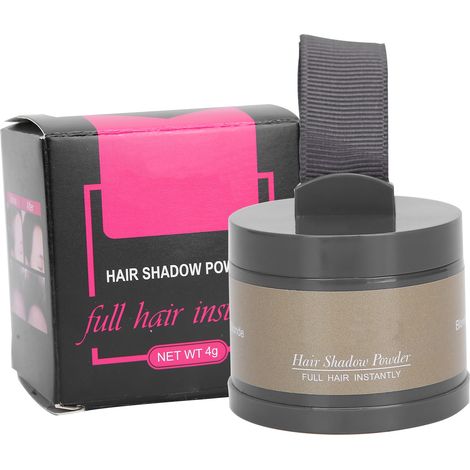 Poudre capillaire blonde professionnelle pour couvrir, modifier et remplir les zones clairsemées - outil de maquillage pour ombres à cheveux (1/5)