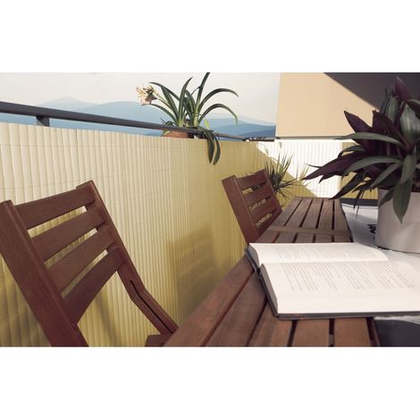 Canisse synthétique PVC double face RECYCANE 30 1,5 x 3 m Bambou Nortene (1/2)