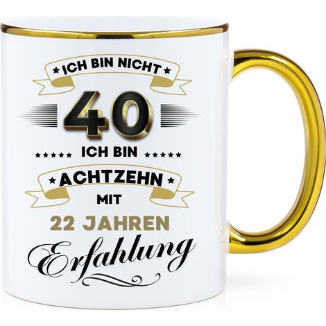 Tazza divertente, regalo per un 40° compleanno (1/2)