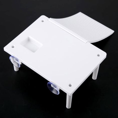 Plateforme Tortue - ABS - 14 x 10 x 6,5 cm - Pour Aquarium - 1 Pièce (1/4)