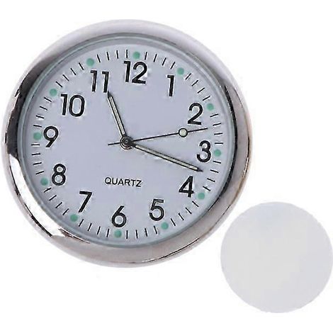 Horloge de voiture universelle adhésive, montre électronique, décoration nocturne lumineuse pour tableau de bordCadeau compatible avec G (1/5)
