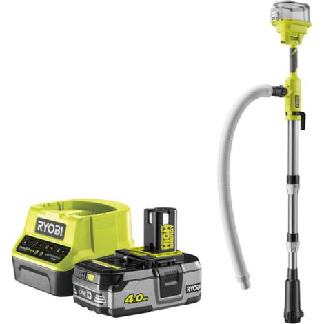 Confezione RYOBI 18V Pompa acqua telescopica - 3360 L/H - 1 Batteria 4.0Ah - 1 Caricabatterie (1/5)