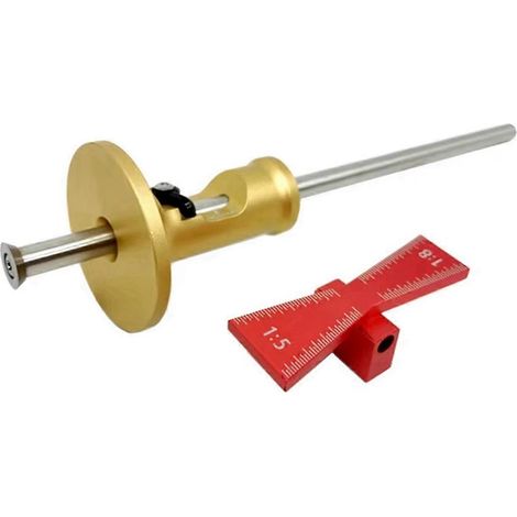 Jeu d'outils de traçage pour gabarit à queue d'aronde, gabarit de traçage, outil de traçage pour le travail du bois, règle de traçage pour le traçage parallèle (1/5)