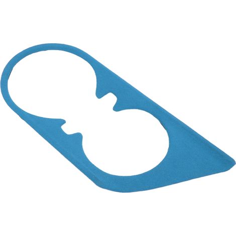 2 mm dicke Wildleder-Blende für Getränkehalter im Auto für Chevrolet Camaro 2016–2021 (Linkslenker), Blau (1/5)