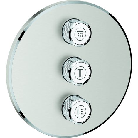 Grohe Grohtherm SmartControl vanne à 3 voies dissimulée, rosace (1/4)