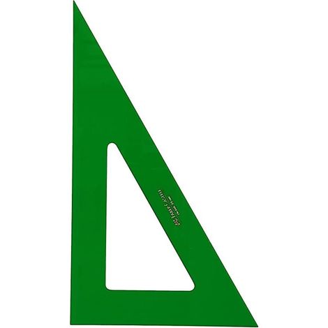FABER CASTELL CARTABÓN SIN GRADUAR 42CM VERDE PACK