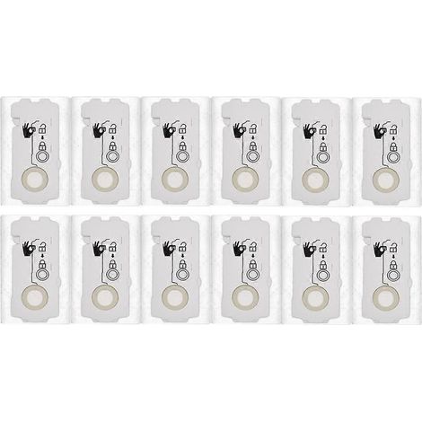 Lot de 12 sacs 204308 pour aspirateurs Festool CT Mini et CT MIDI (à partir de 2019), accessoires pour aspirateurs.