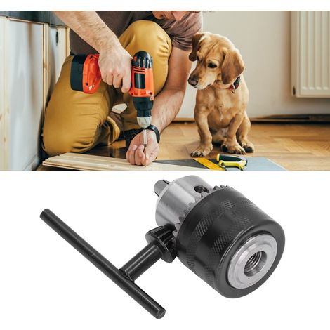 Adapter für Vierkant- und Rundschaft-Bohrfutter, mit Schlagschrauber und Bohrfutter (1/5)